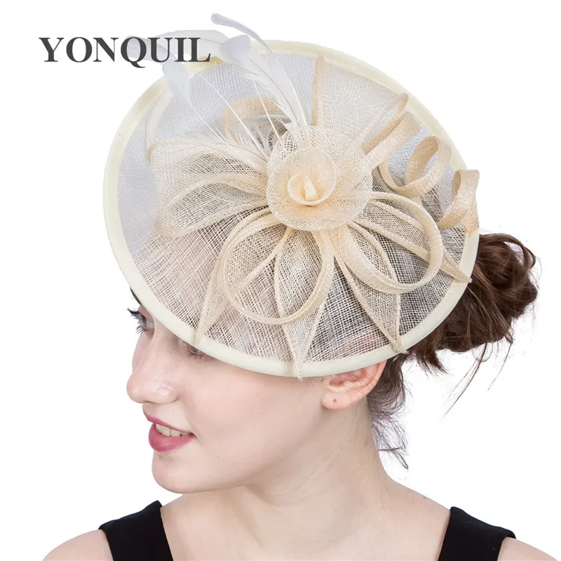 Женская шляпка с вуалью и перьями для торжественных случаев подарок матери| |