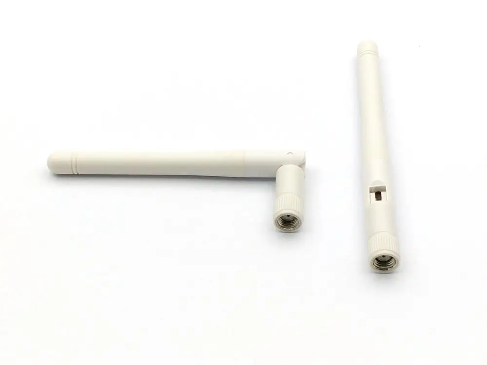 Антенна Wi-Fi белая для коннектора беспроводного маршрутизатора 2 шт. 4 ГГц 3dBi RP SMA Omni