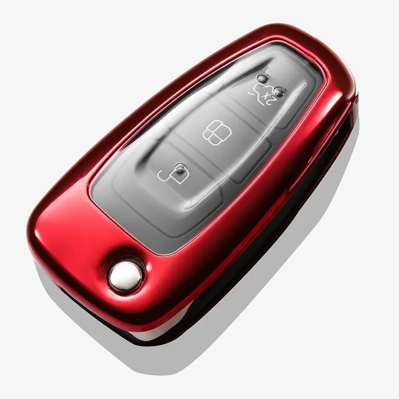Новинка 2019 мягкий чехол для ключа из ТПУ FORD C MAX FOCUS RS ST Fiesta хэтчбек 2011 2012 2013 2018