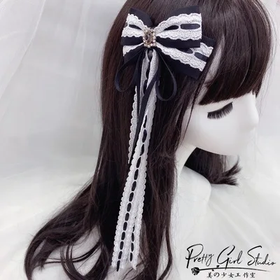 Повязка на голову в готическом стиле KC мягкая заколка для волос с перехлёстом