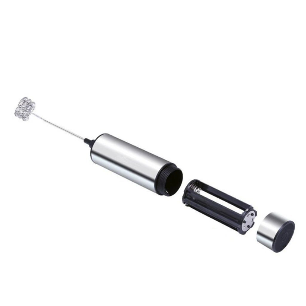 

Triple Spring Whisk Head Electric Handheld Milk Frother Portable Egg Beater