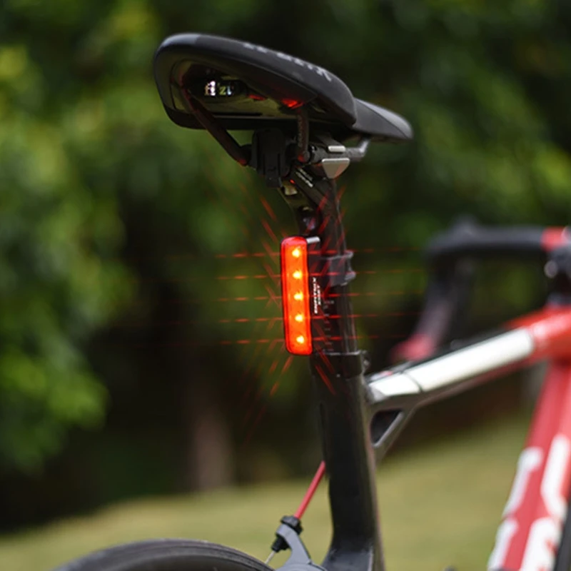 

XfitET Auto Start Stop Brake Sensing Flashlight Smart Bike Tail Light Ultra Bright Rechargeable Waterproof LED Bicycle Rear Tail