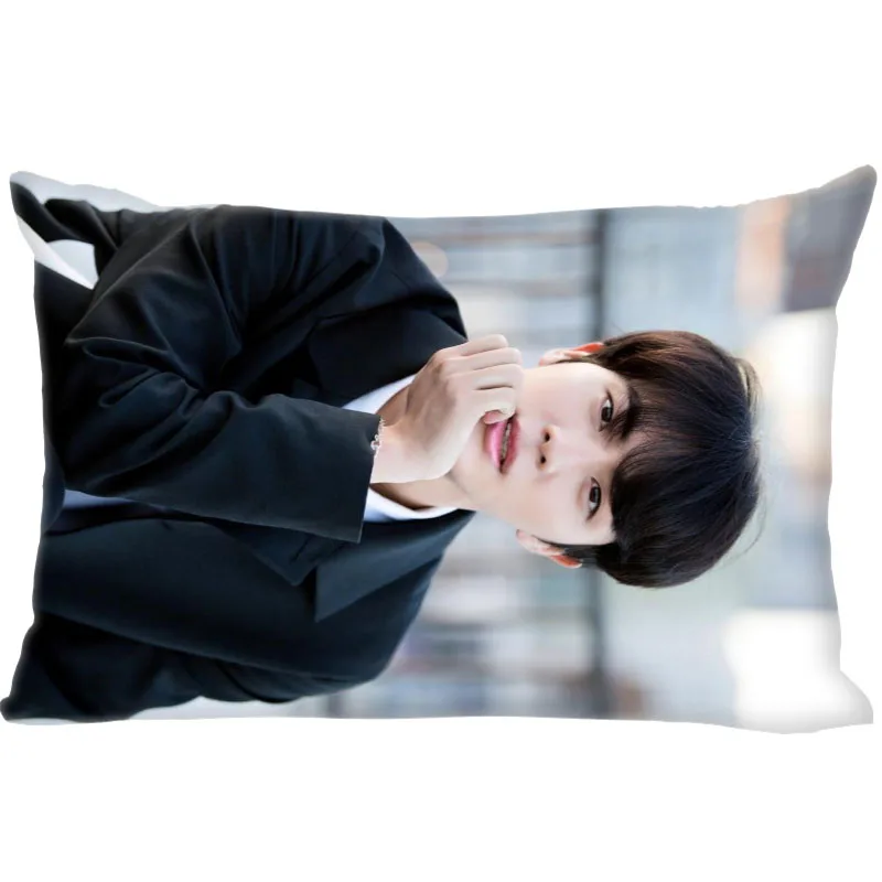 

Kim Seok Jin Printed Rectangular Silk Pillowcase Two Sides Custom your image 35x45cm,30x60cm,40x60cm,45x75cm,50x75cm