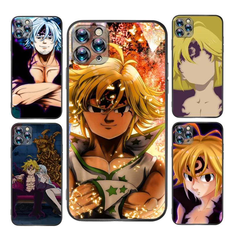 

Anime T-The Seven Deadly Sins Meliodas Phone Case For iPhone X XS XR MAX Kawaii Cellphone Mobilephone Best Telephone Waterproof