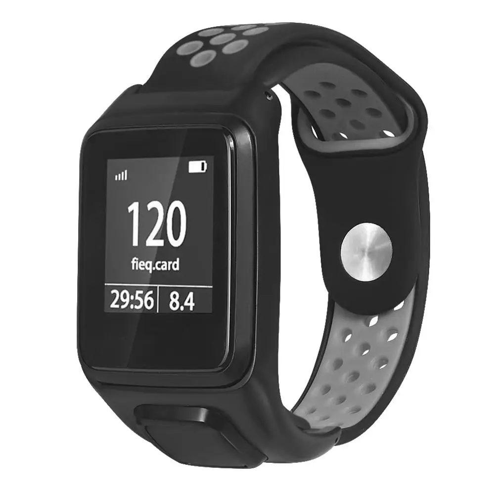 Силиконовый сменный ремешок для часов TomTom Runner 2 3 Spark GPS спортивные часы Смарт