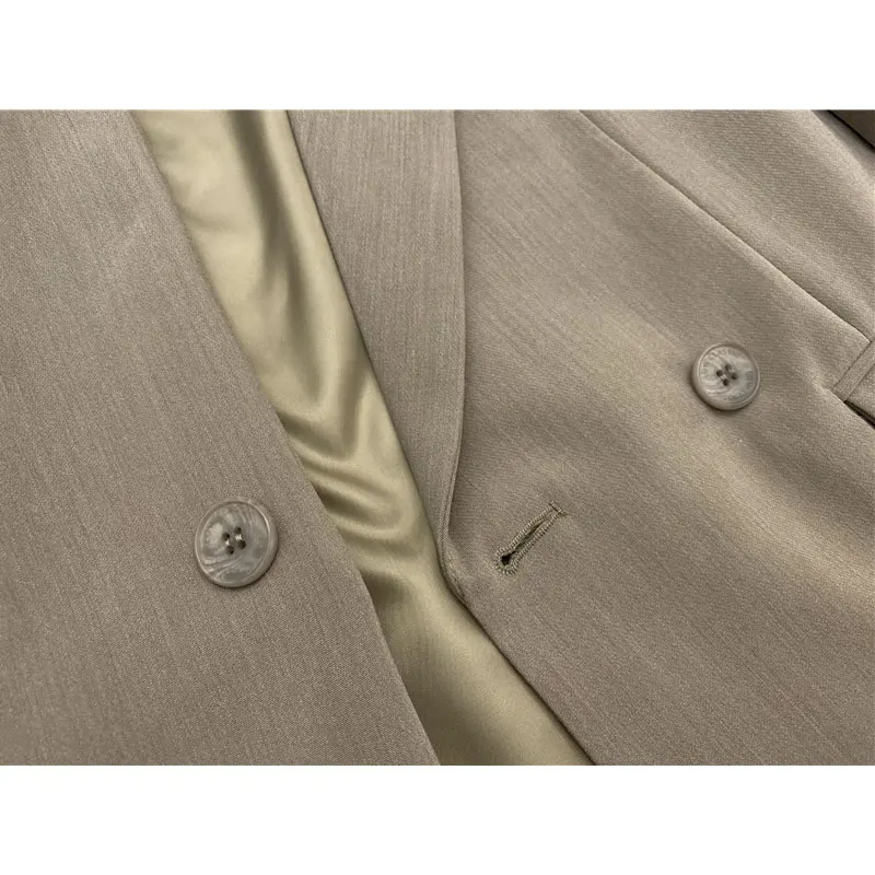 

XITAO Casual Blazer Women Tide Fashion New Style Notched Collar Long Sleeve Single Button Pocket Match All Solid Color ZY3775