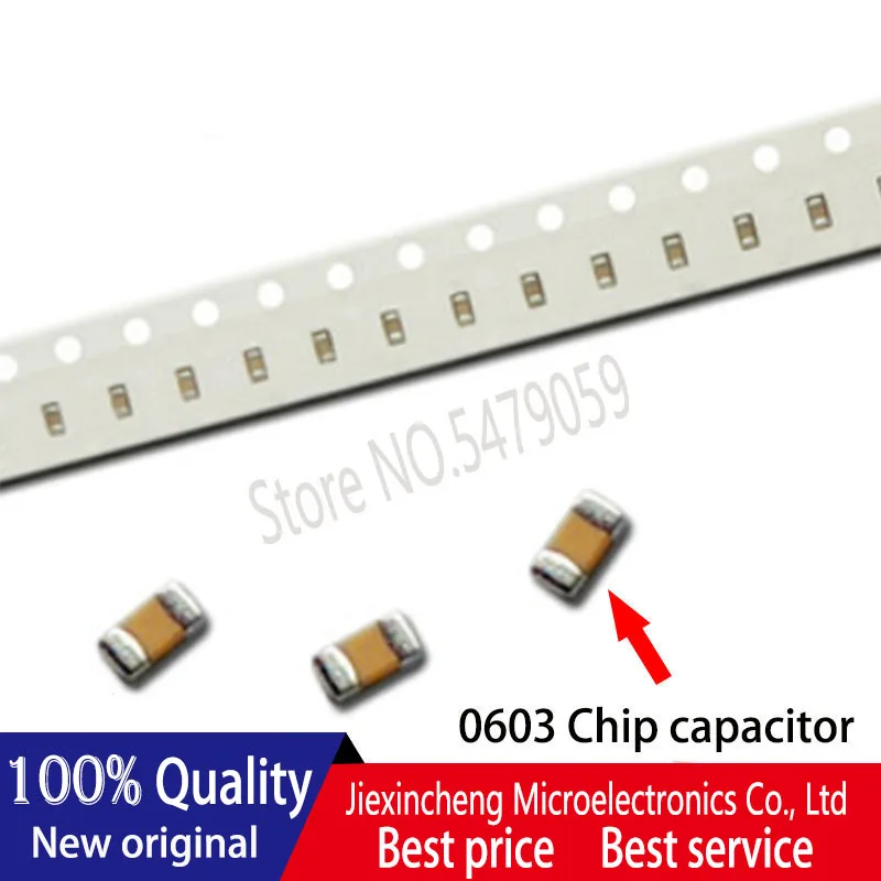 100 шт. 0.5pF 0R5 ± 0.1pF 50V 0603 NP0 SMD чип конденсатор | Электроника
