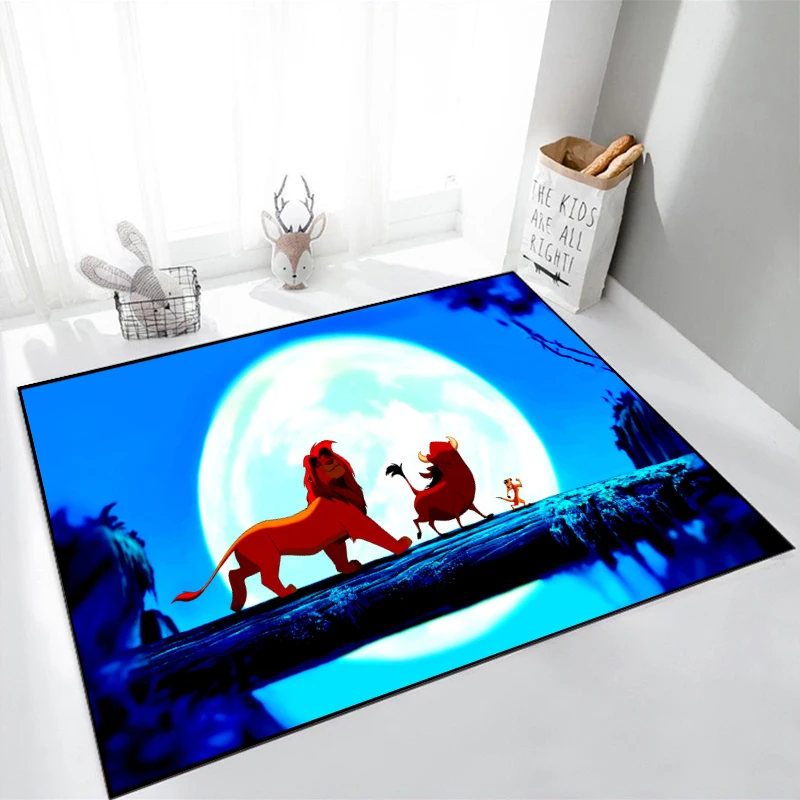 

Disney Baby Play Mat Lion King Wedding Runner Aisle Carpet for Living Room Play Floor Mat 3d Print Rugs for Boys Bedroom Tapis