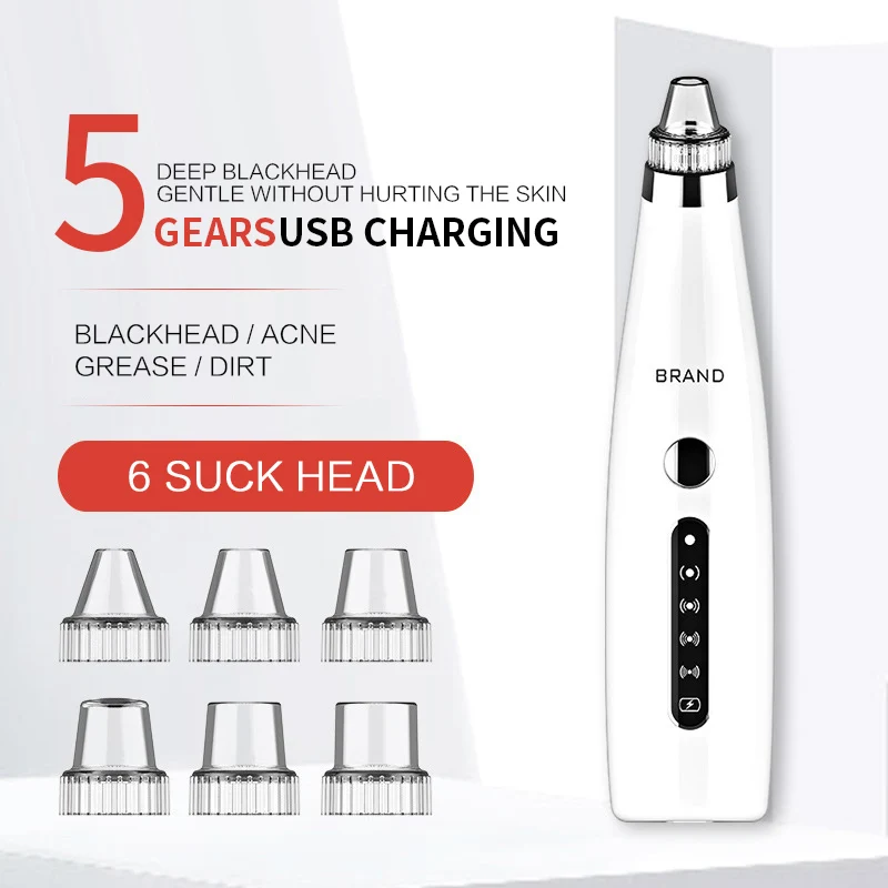 

Горячий компресс для удаления угрей вакуумный аппарат для очистки пор Электрический нос Уход за кожей лица глубокое очищение кожи уход маш...