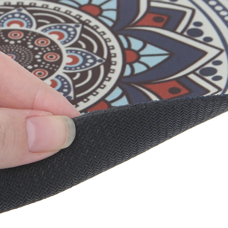 

Vintage Bohemian Round Computer 3D Carpet Mouse Pad Mat Mousepad Anti Slip