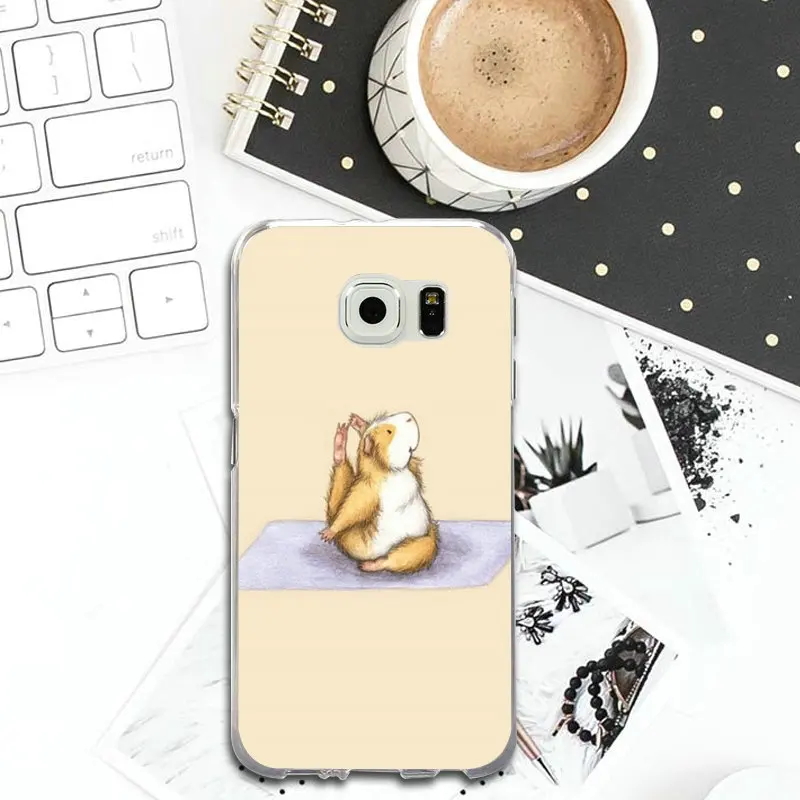 Soft Silicone TPU Cases for Samsung Galaxy Note 8 9 S2 S3 S4 S5 Mini S6 S7 S8 S9 S10 Edge Plus Lite Cute Animal Yoga Cat Hamster |