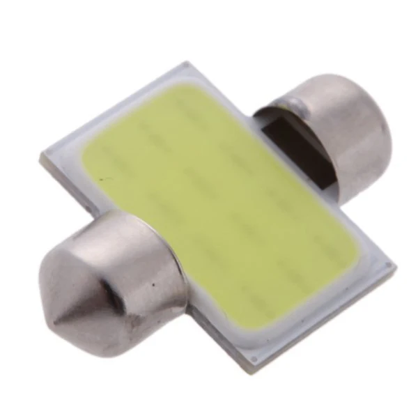 3 Вт COB светодиодный потолочный светильник для салона автомобиля лампа 31 мм белый