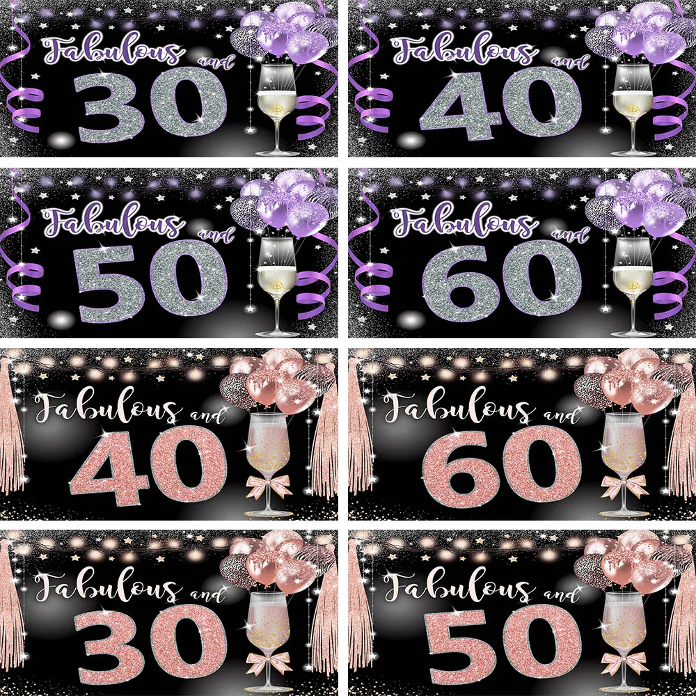 

Mocsicka Сказочный фон для дня рождения 40 50 60 день рождения Блестящий воздушный шар звезда украшение фон для фотостудии