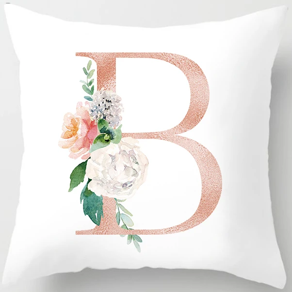 Украшения детской комнаты с буквенным принтом Подушка Чехол английский алфавит
