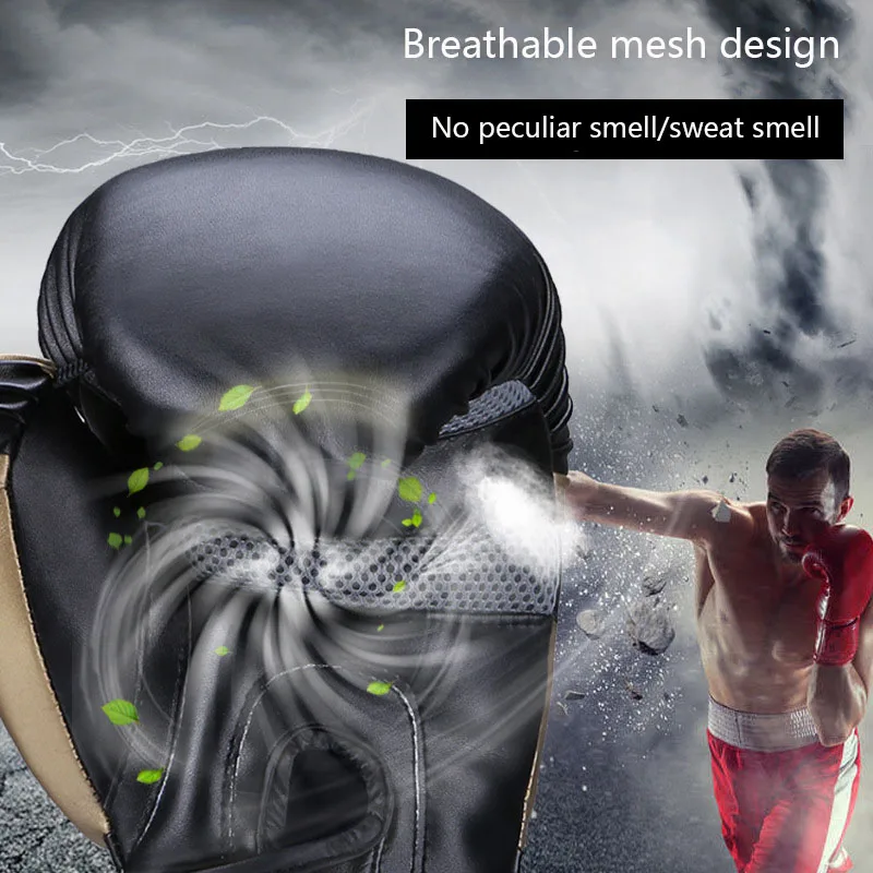 

Boxing Gloves Adult Competition Training Fitness Gloves Men and Women Sanda Sandbag Fighting Equipment Muay Thai Fighting Gloves