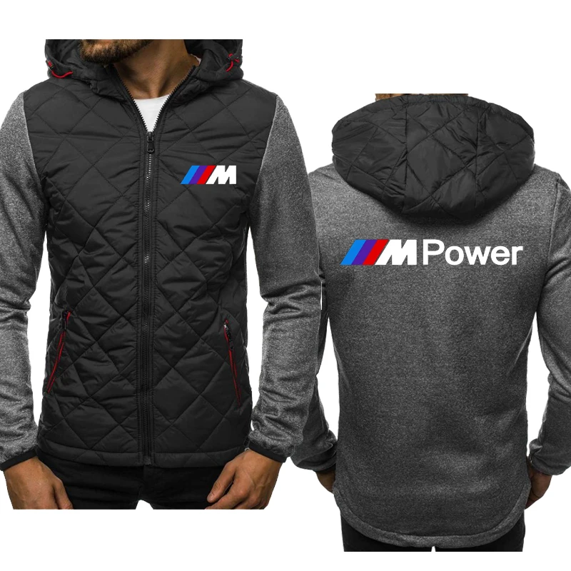 

Fashion casual Brand Bmw M car logo Printing Men's Zip Jacket Power High Quality Spring Autumn Cotton Men's jacket