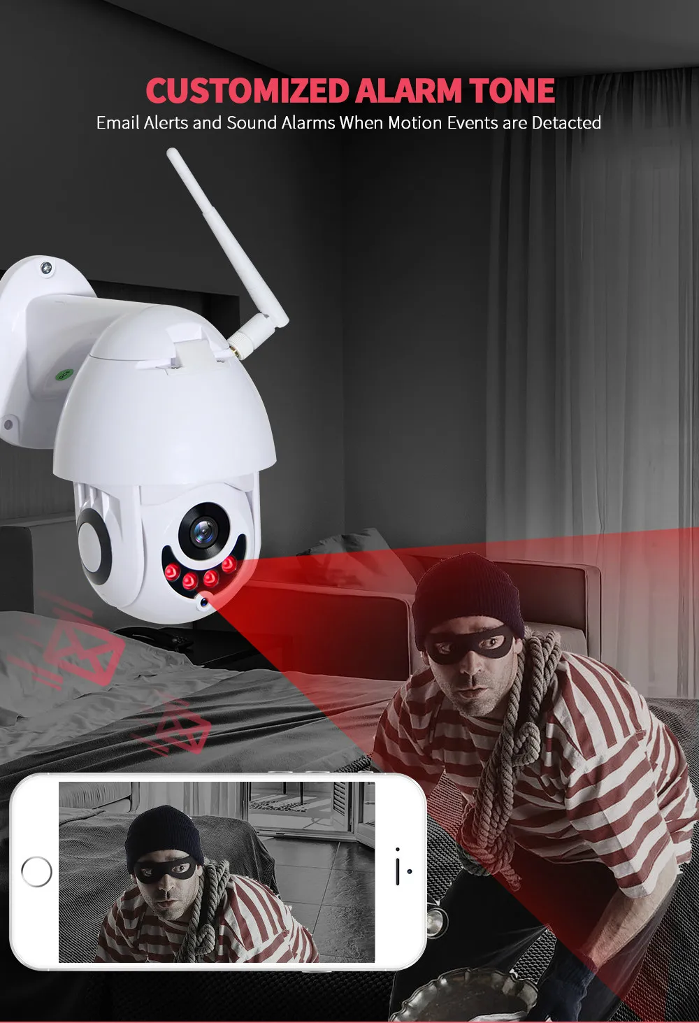 SHIWOJIA 1080P HD PTZ IP камера Wifi Беспроводная H.265X наружная скоростная купольная