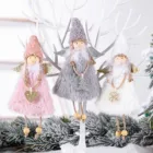 2022 новогодние и рождественские куклы-ангелы, милое украшение для дома, Рождество 2021, детский Рождественский подарок #4