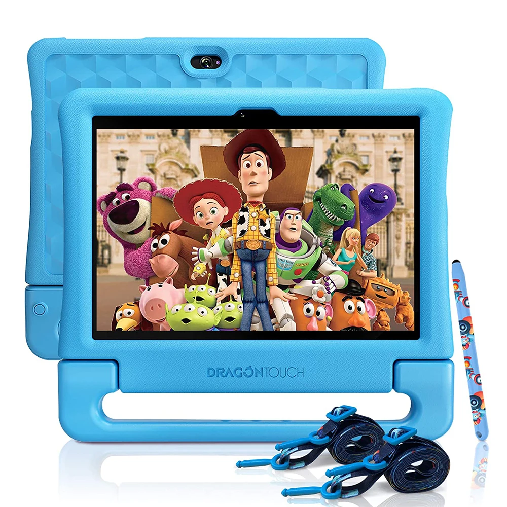 Dragon Touch KidzPad Y88X 10 Kids Tablets Installed Audio Book 10.1 IPS HD Display 2GB 32GB Android 9.0 Pie Table PC Children