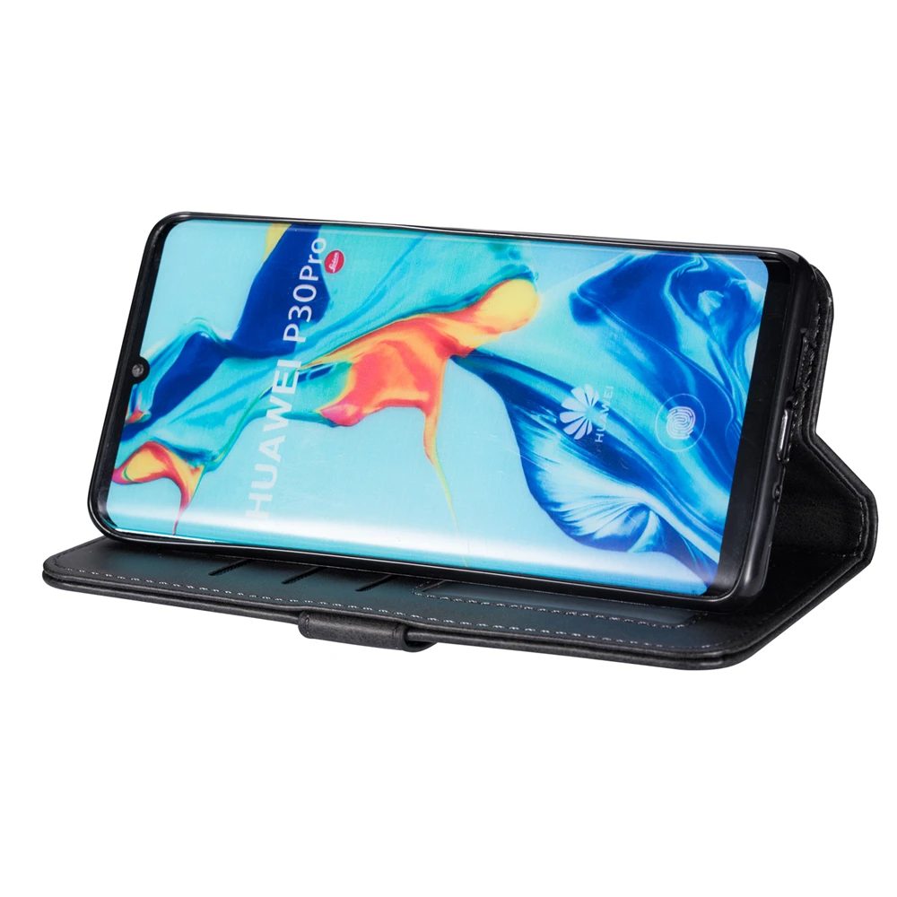 Для huawei P30 P20 mate 20 10 Pro Lite чехол из телячьей кожи задняя крышка 3 слота для карт