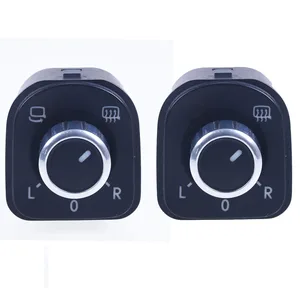 Новая хромированная ручка регулировки бокового зеркала для Jetta MK5 Golf MK5 MK6 Rabbit Eos Passat B6 3C Tiguan 1K0 959 565 5ND959565B