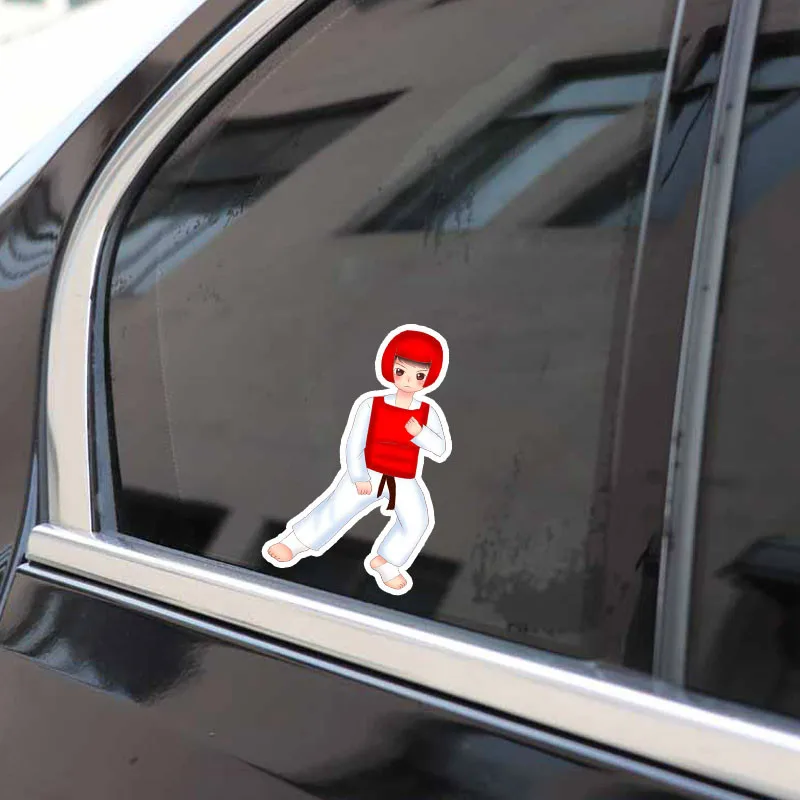 EBdecal интересные девушки тхэквондо для Авто/бампер/окно/настенные наклейки DIY