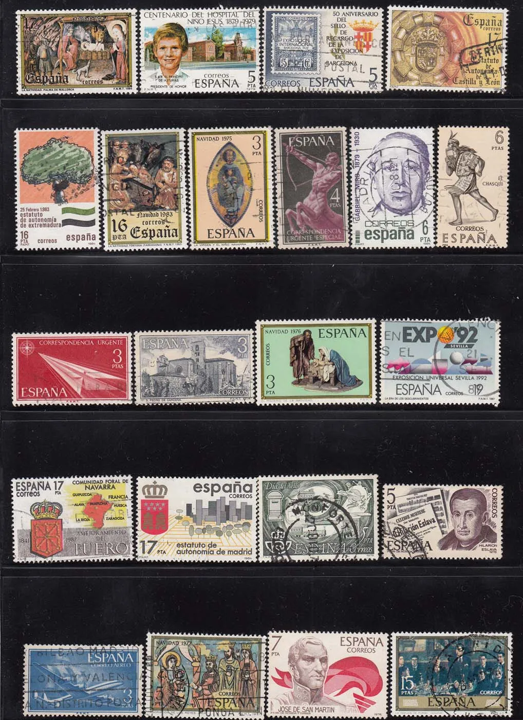 Новые 50 шт./лот Испания все отличаются из многих стран не повторяют