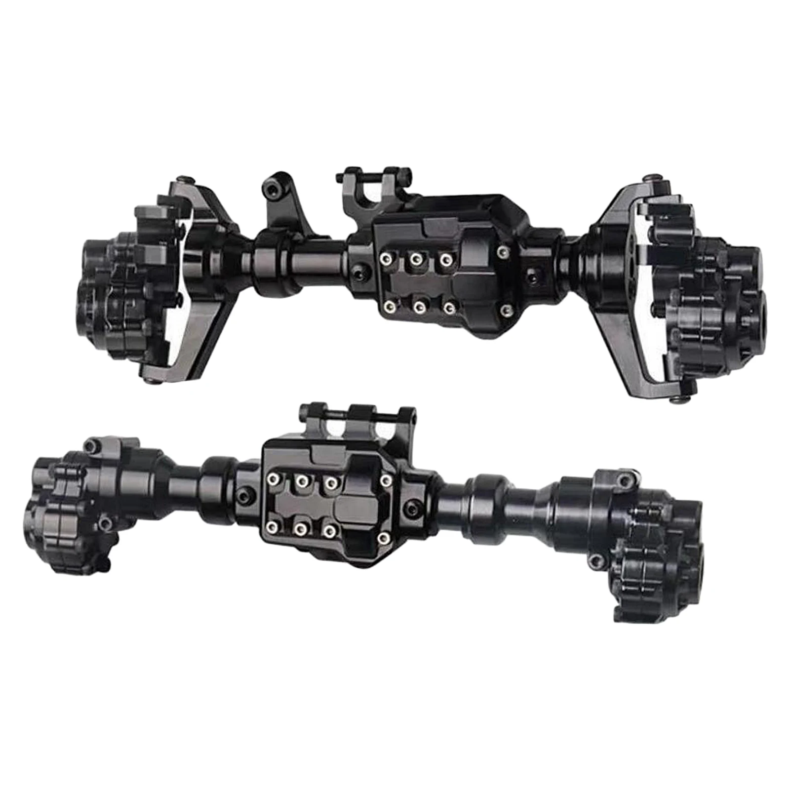 

1 Pair Metal Front Rear Portal Axle Housing Cover for 4 1:10 RC Crawlers