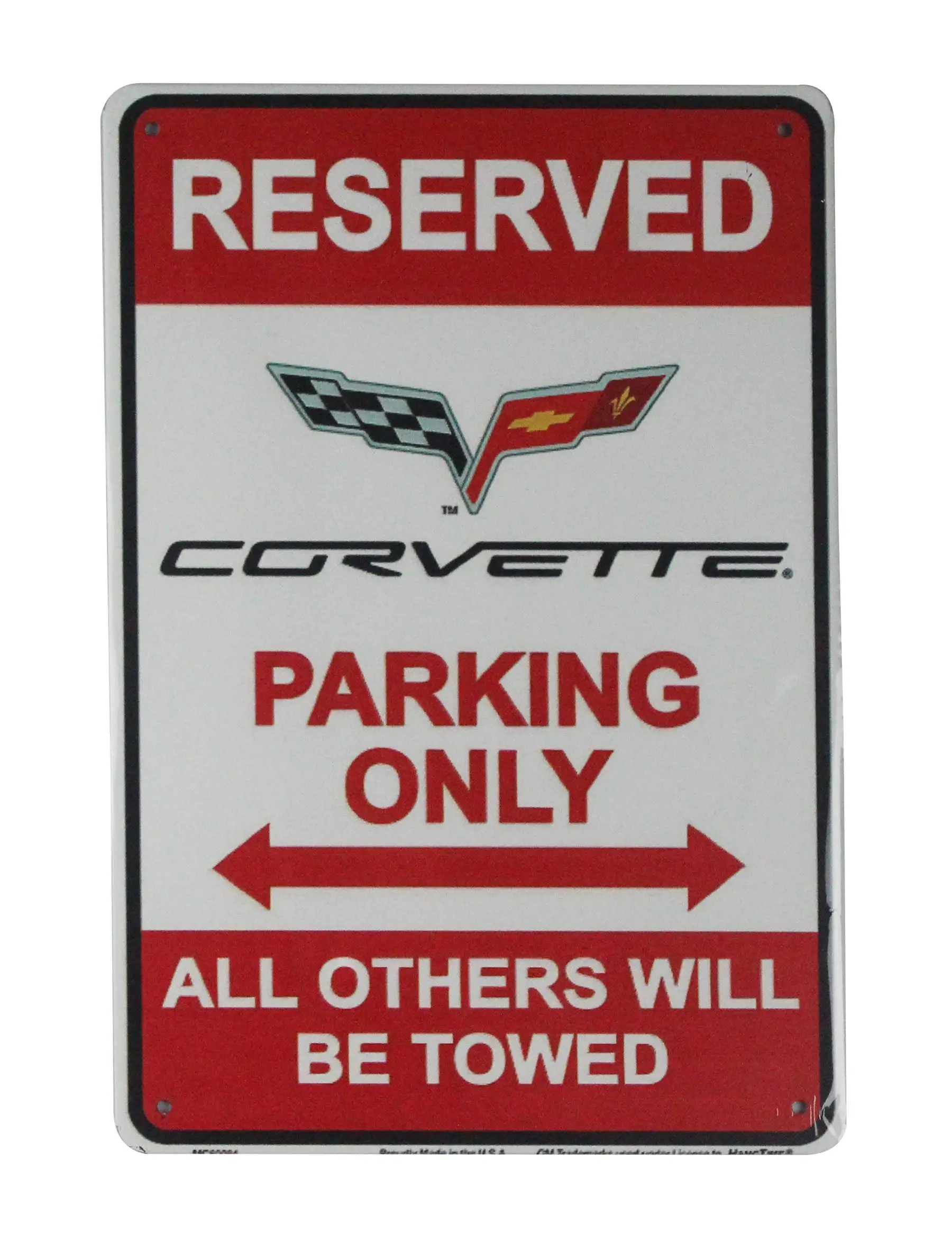 

Оптовая продажа, парковочные настенные наклейки Corvette, только для детской парковки, настенные наклейки для гаража