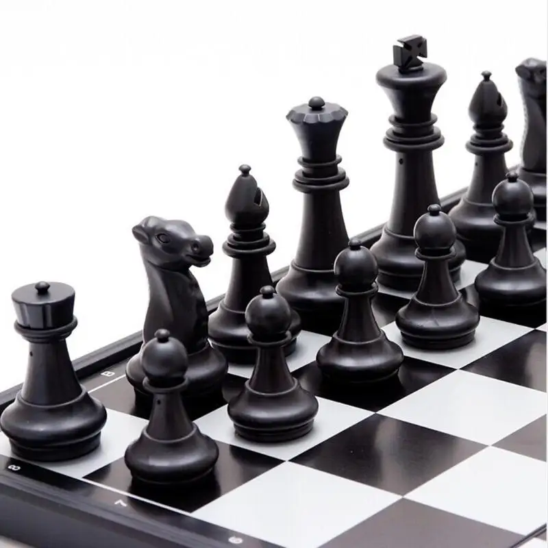 Детский открытый магнитный складываемый набор шахмат портативные дорожные