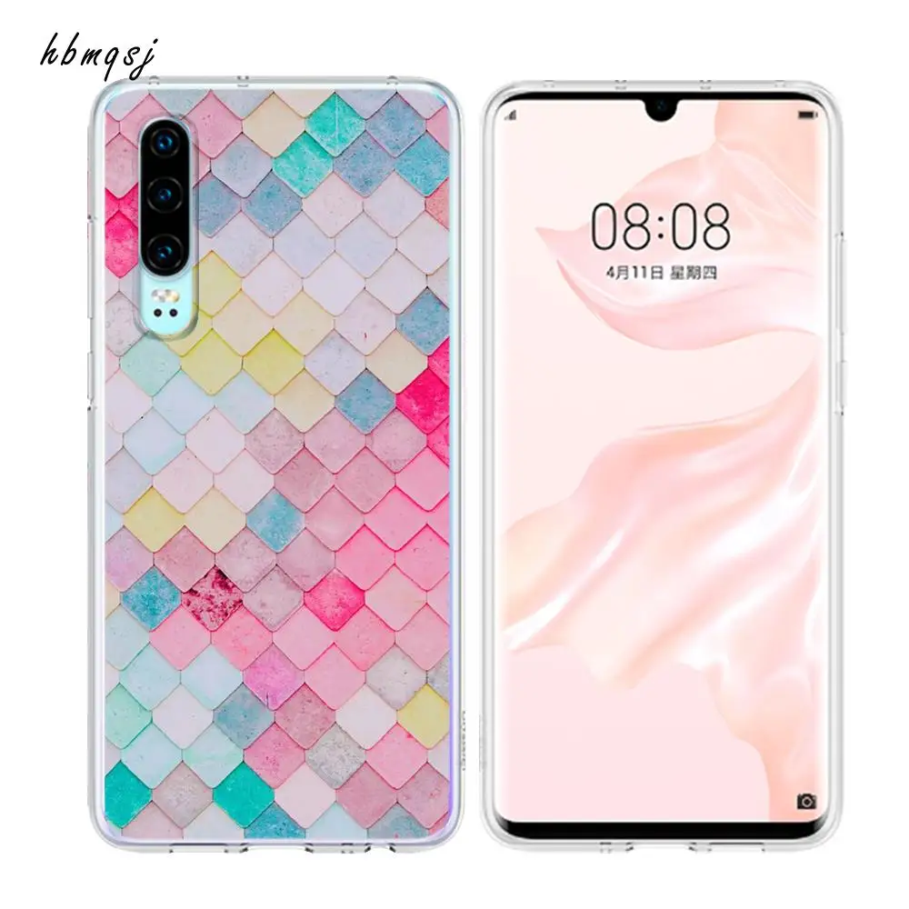 Cartoon for huawei p30 lite pro case silicone soft fashion pop mandala pineapple cute original coque phone back cover |