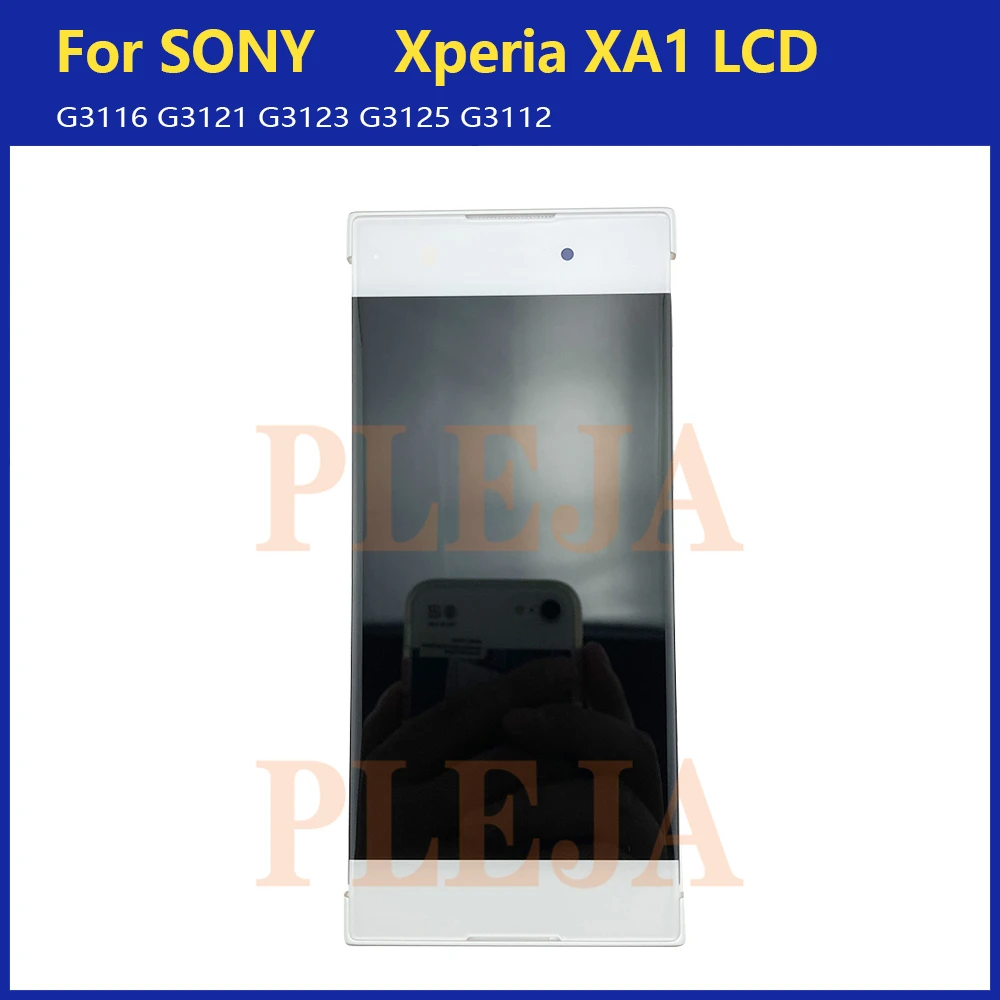ЖК дисплей для Sony Xperia XA1 дигитайзер сенсорного экрана в сборе с рамкой G3121 G3112 G3125