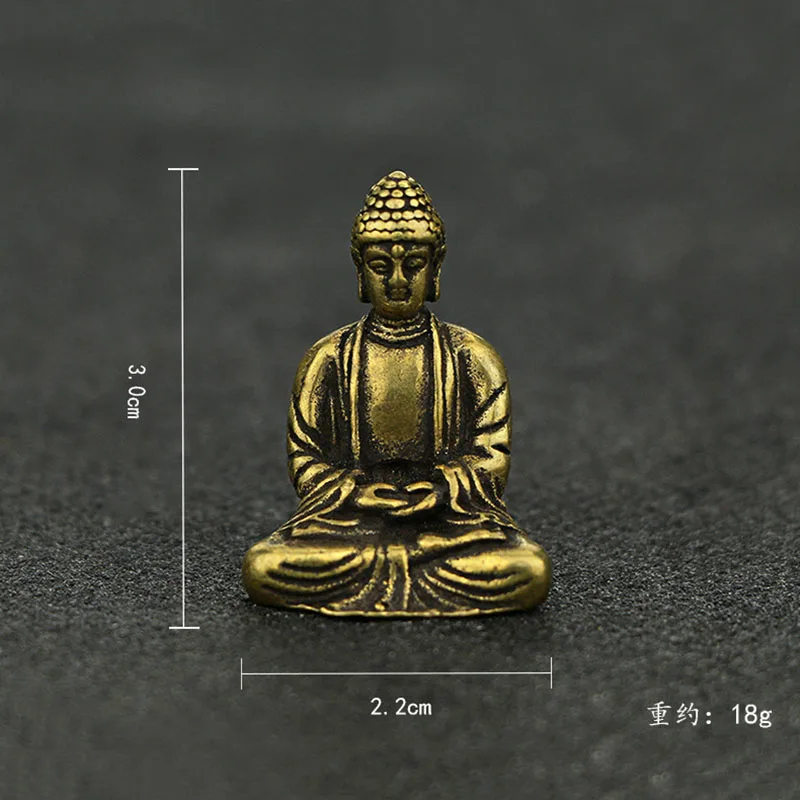Статуя из чистой искусственной кожи маленькие скульптуры Сакьямуни Декор для