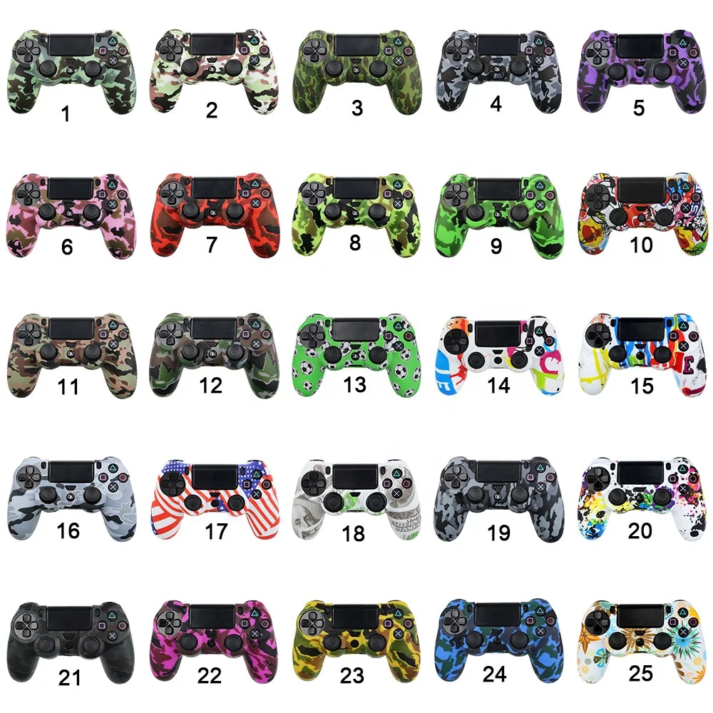 

Accesorios Controller Silicone Skin Gel Cover Case Grip Sleeve Rubber For Playstation 4 PS4 Slim Pro