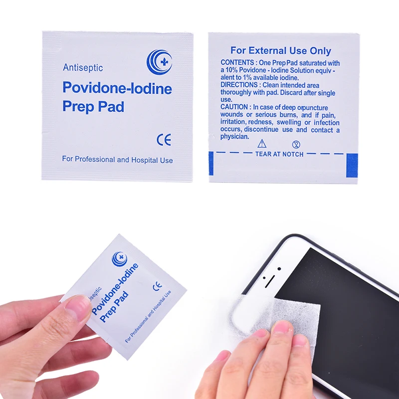 20 шт повидон йод влажные салфетки одноразовые пусковой площадки антисептик уход