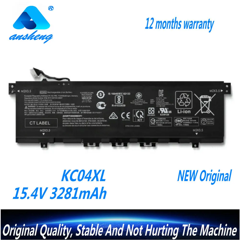 Фото Новый аккумулятор для ноутбука KC04XL для HP Envy X360 13-AG 13M-AQ 13-AH 13-AQ0010TU 13-AH0010TX HSTNN-DB8P HSTNN-IB8K L08544-2B1 №1