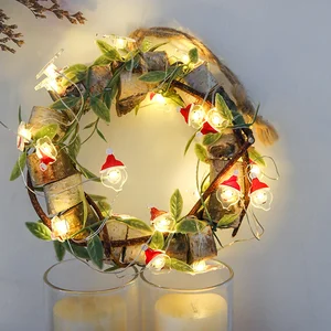 Гирлянда, 2 м, Рождественское украшение, единорог, смайлик, лицо, арбуз, Санта-Клаус, Сказочная гирлянда, праздничное свадебное украшение