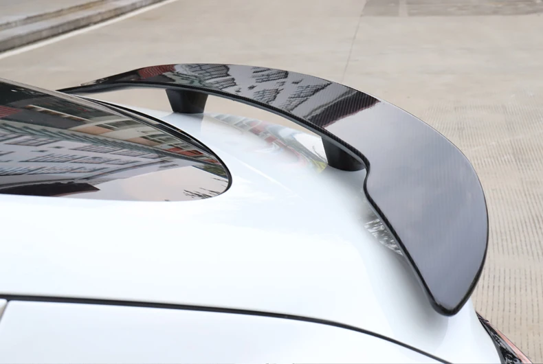 LUCKEASY крыло багажника из углеродного волокна спойлер для Tesla модель 3- купе производительность спойлер крыло самолета крыло хвост