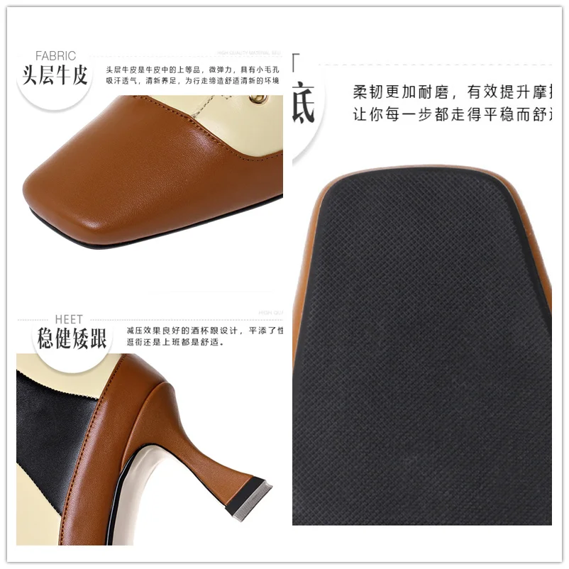 Женские ботильоны на шнуровке зимние ботинки толстом каблуке с квадратным