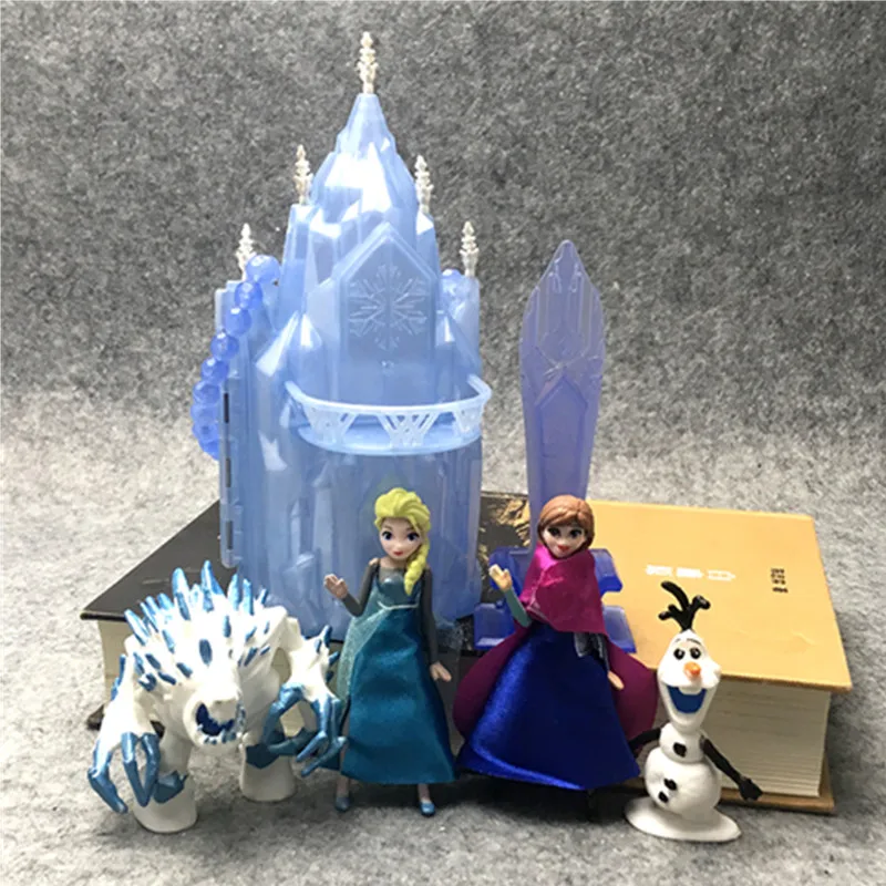 Disney Холодное сердце новые игрушки 6 шт./лот 16 см ПВХ Анна Эльза Принцесса Олаф Свен