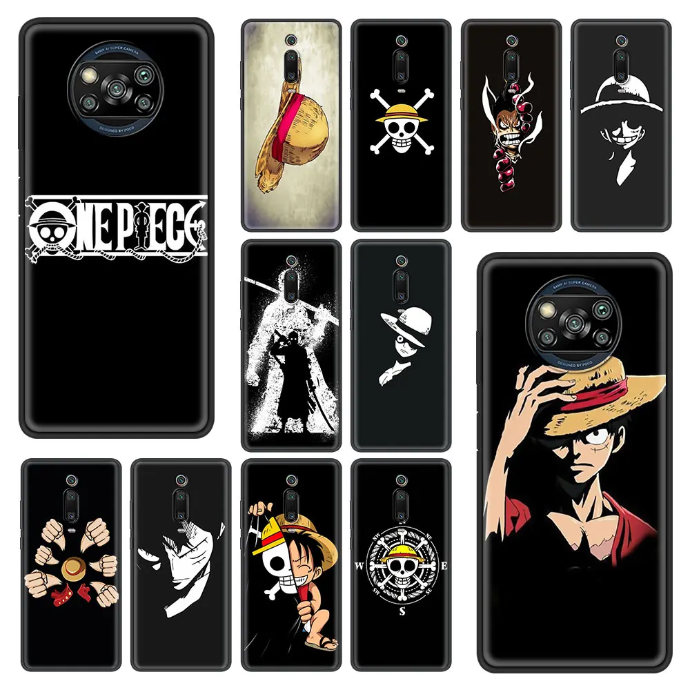 

Silicone Case for Xiaomi Mi 11 Poco X3 NFC 9T 10T Pro Phone Cover Note 10 Lite 5G CC9 9 SE A2 Coque Capa One Piece Ace Anime Sac