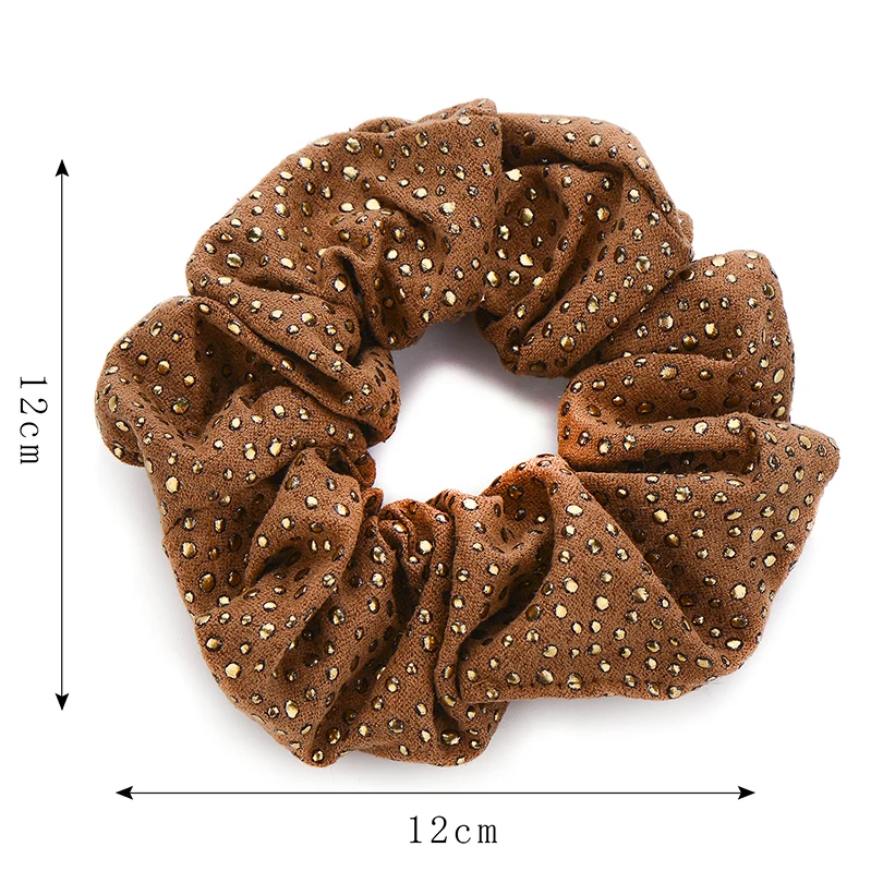 Заколка в стиле панк с золотыми заклепками и конским хвостом для женщин