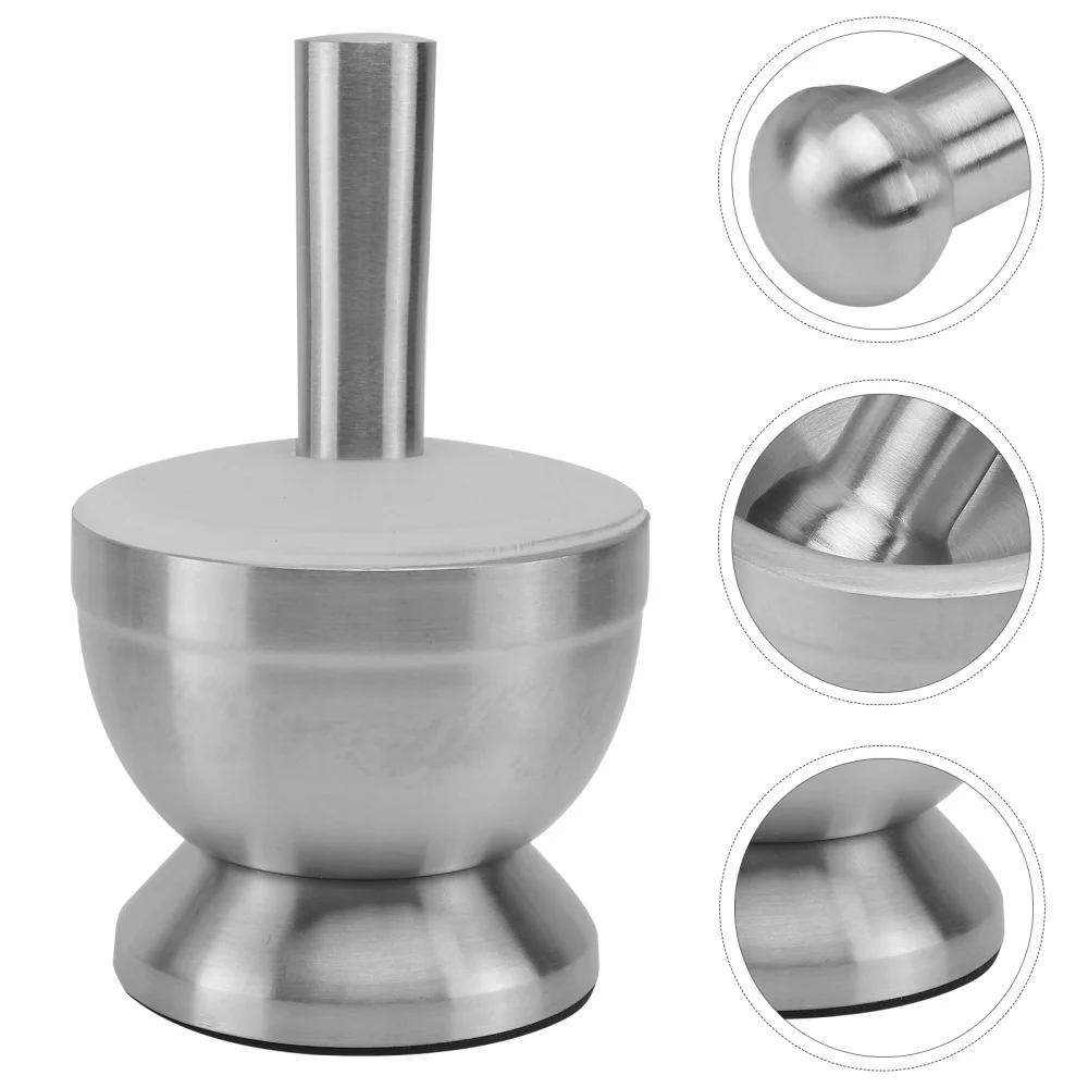 

1 Set Manual Garlic Masher Practical Garlic Crusher Stainless Steel Kitchenware