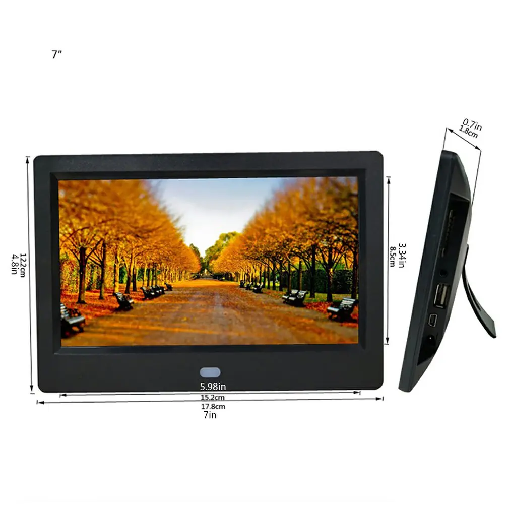 

Digital Photo Frame Multi-function Player Automatic Reflection Convenient Alarm Clock Clear Picture Frame