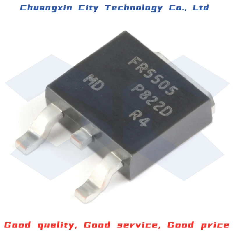 

100% New&Original IRFR5505TRPBF TO-252-3 P channel -55V/-18A MOSFET Integrated circuit chip IC