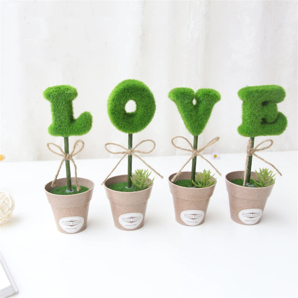 Креативные горшечные любимые растения пластиковый цветочный горшок