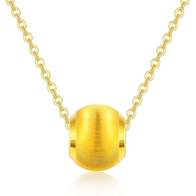 Meilleur ZOCAI Fine 999 Or Extender Doré Rond Collier Ras Du Cou Pour Femmes Fille Collier Bijoux Chaîne Saint Valentin Cadeau D06781