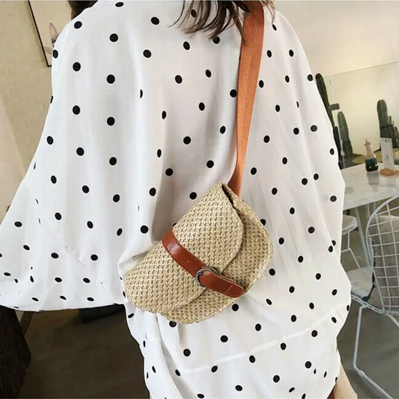 Модные женские сумки пляжная сумка в стиле бохо ретро винтажная соломенная из