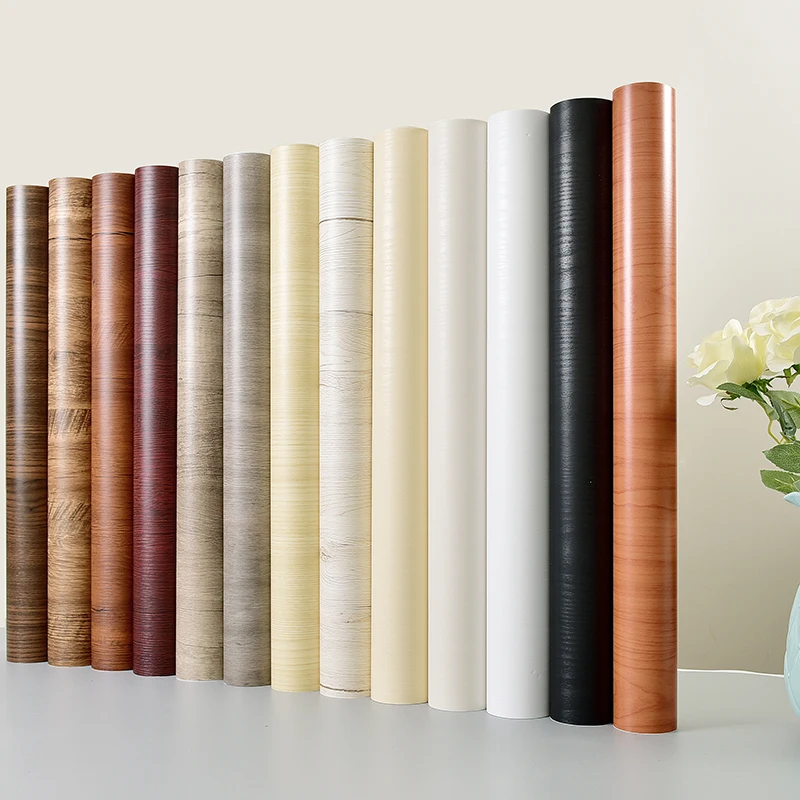 

5M /10M Wood Grain Self Adhesive Wallpaper Waterproof PVC Vinyl Kitchen Wardrobe Cabinet Furniture Renovation Door