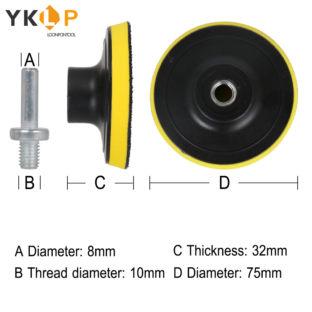 2 дюйма 3 мини пневматический шлифовальный станок комплект буфера эксцентриковый